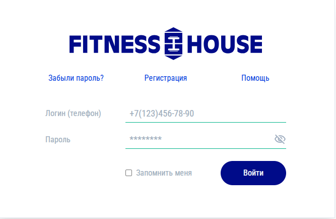 Вход в личный кабинет Fitness House Личный кабинет Fitness House